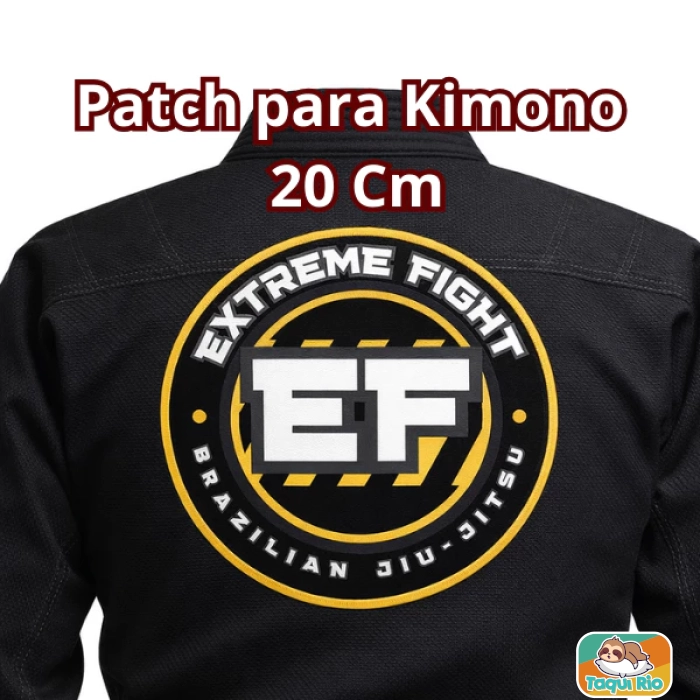 Kit com Patchs 20CM Personalizados - Kimono Jiu-jitsu, judô