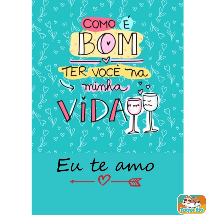 Almofada Com Bolso Namorados - Frases de Amor - cestas de café - Lembrancinha - com enchimento