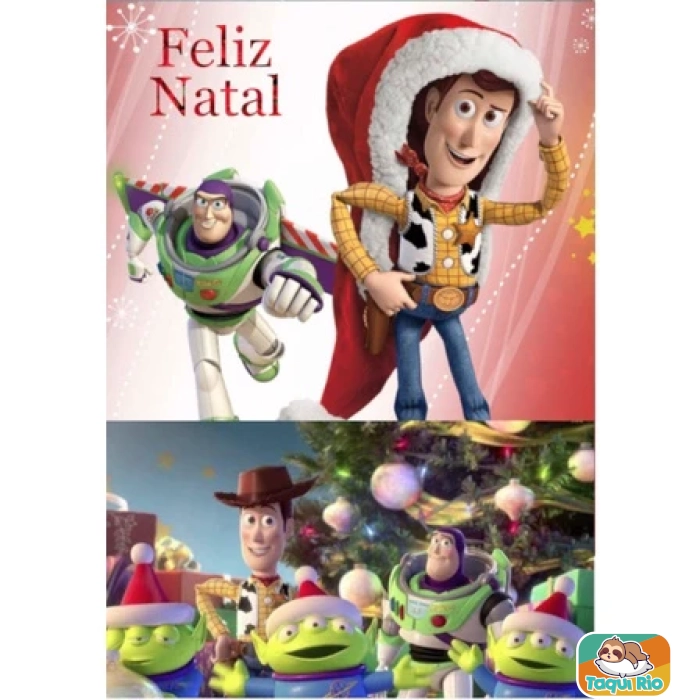 Almofadinha decorativa de Natal com bolso